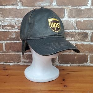 Vintage Leather Ups Hat